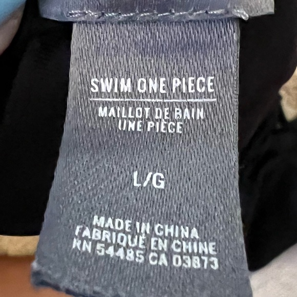 Aerie Solid Black Lace Up Front Plunge One Piece Halter Swimsuit Maillot - Picture 3 of 4